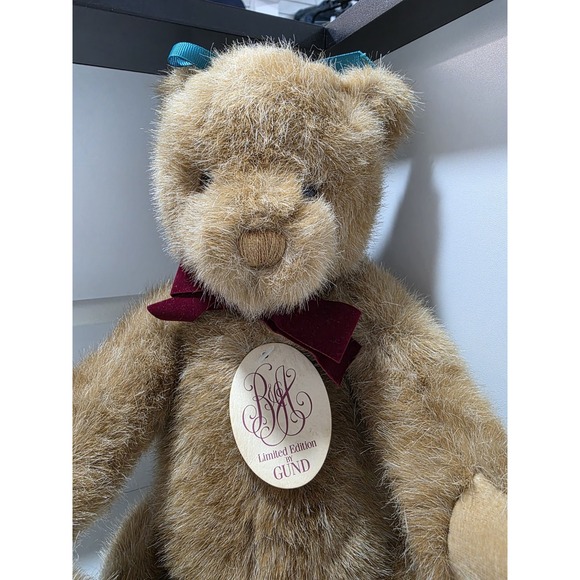 Gund Other - Altman's Limited Edition Gund Teddy Bear Plush 1987 Vintage Store Exclusive 16"